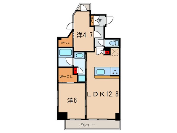 コンフォリア滝野川の物件間取画像